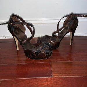 Brown Leather Heels